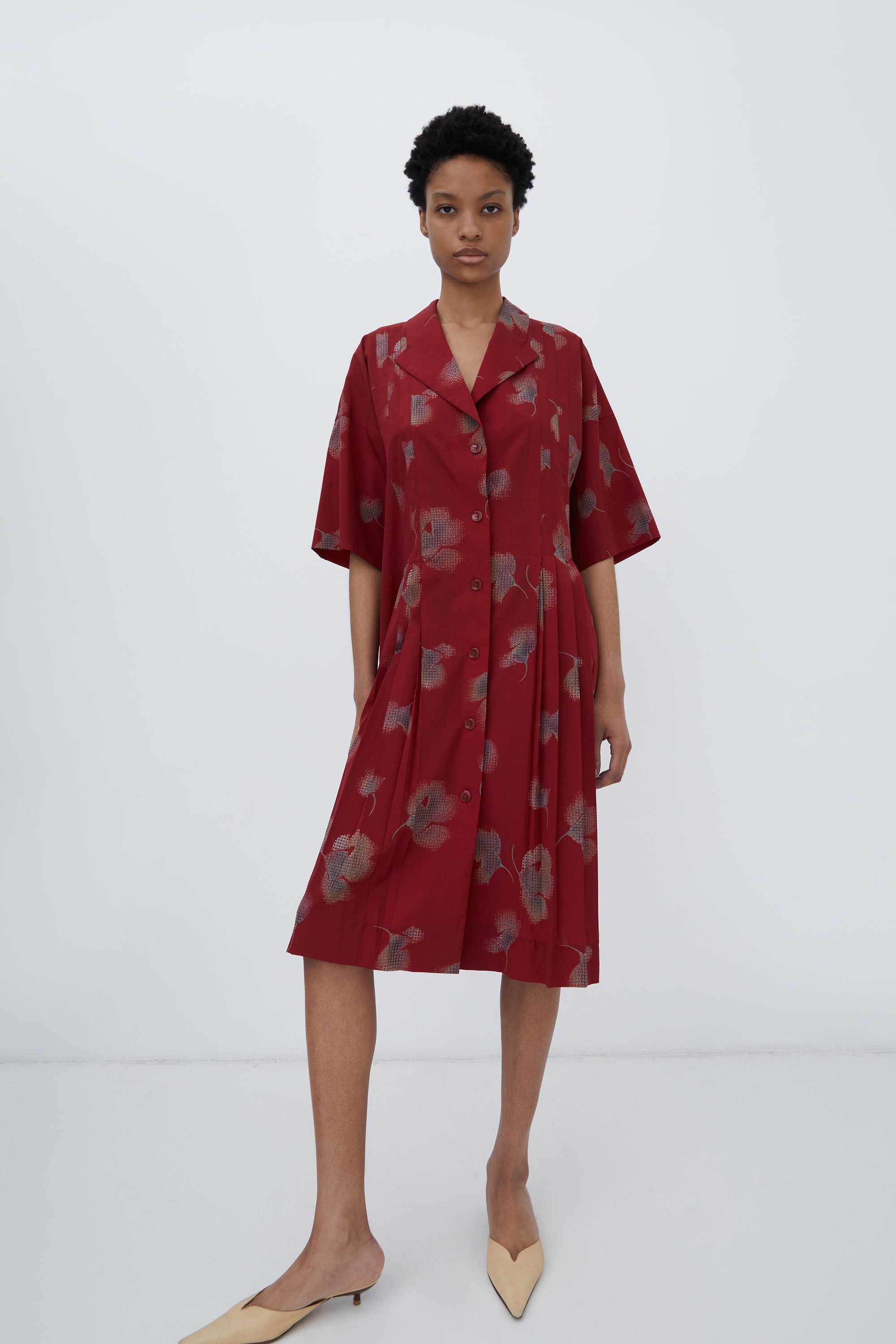 LOTUS SHIRT DRESS