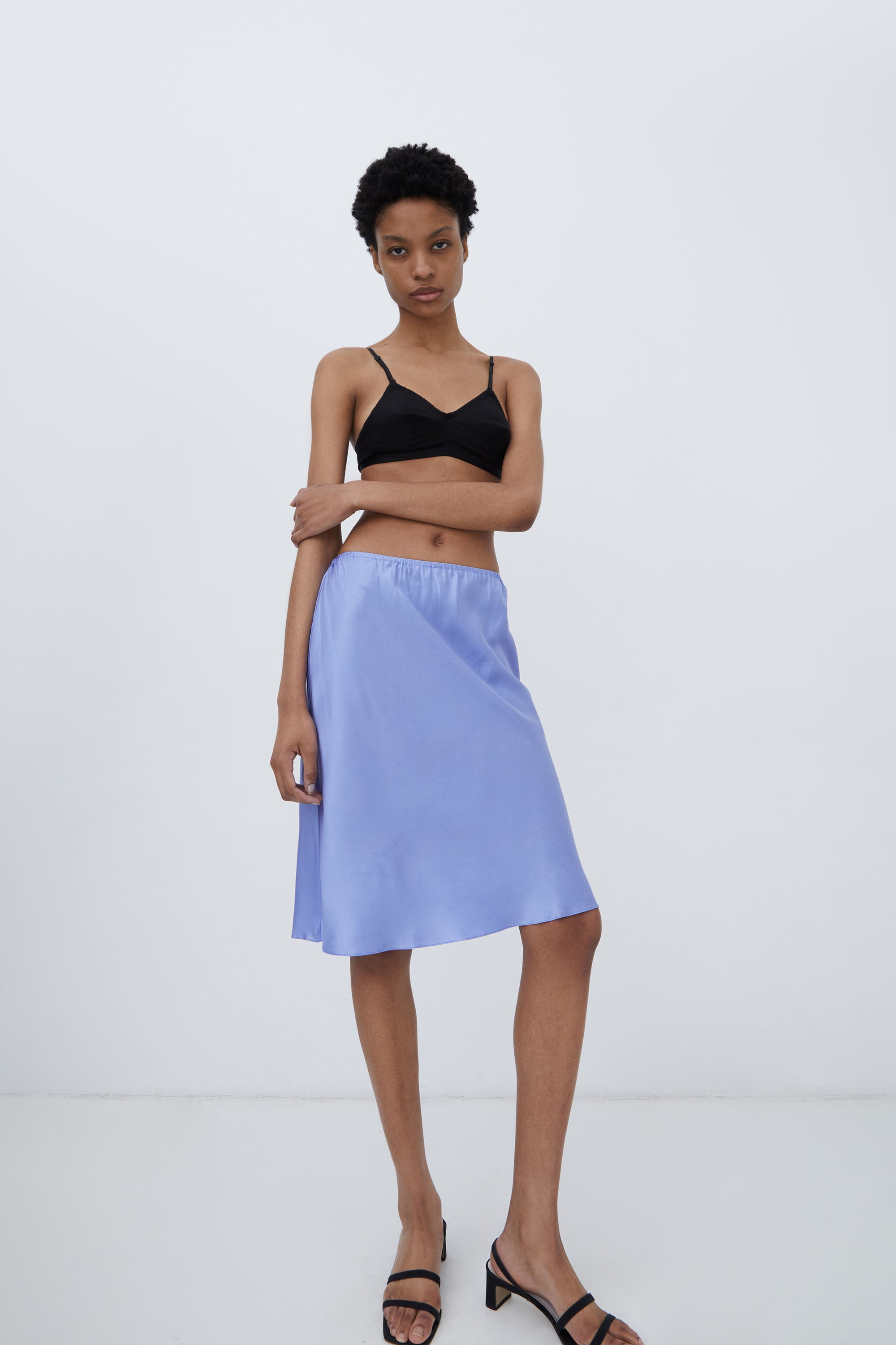 SILK BIAS SKIRT