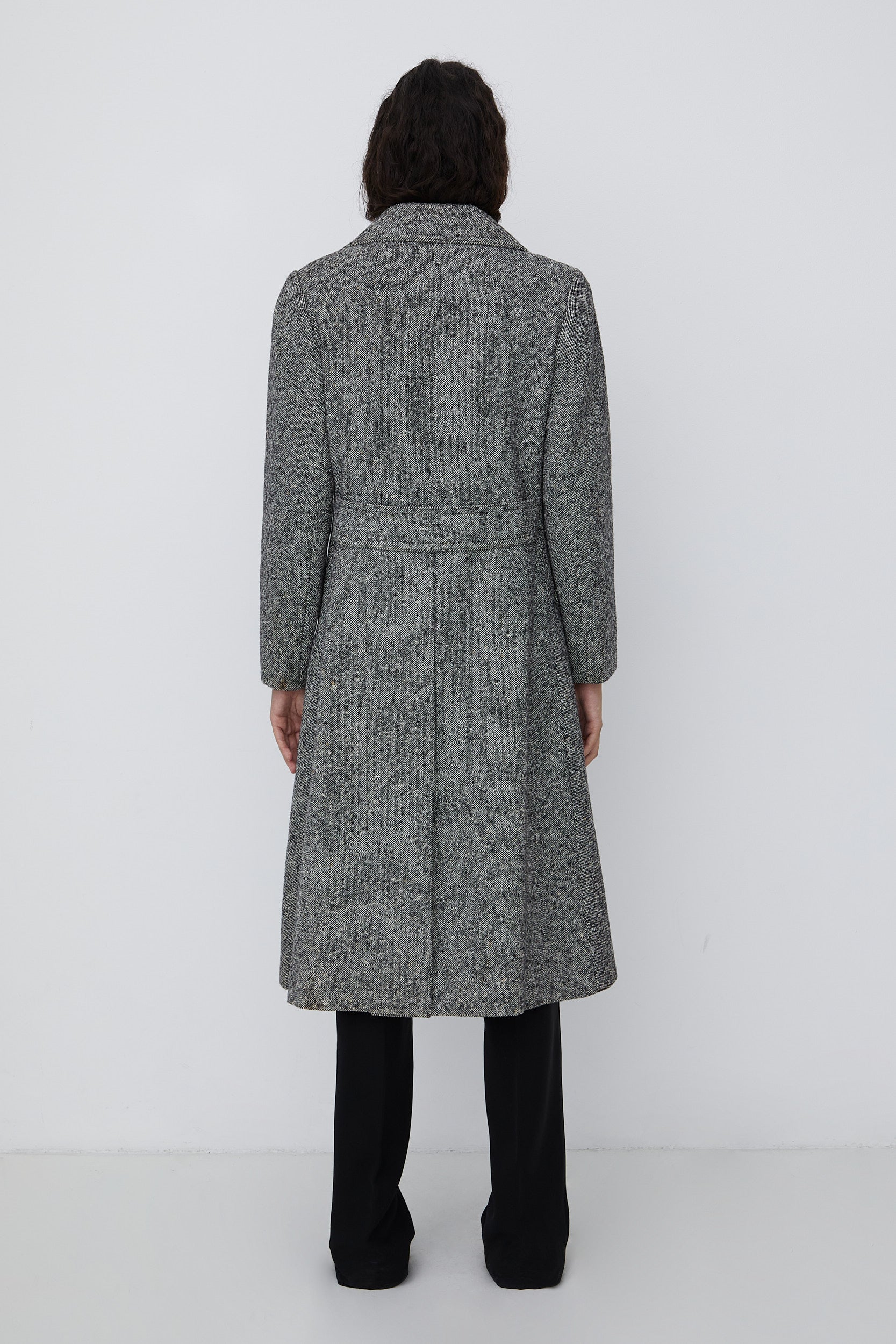 DOUBLE BREASTED WOOL COAT